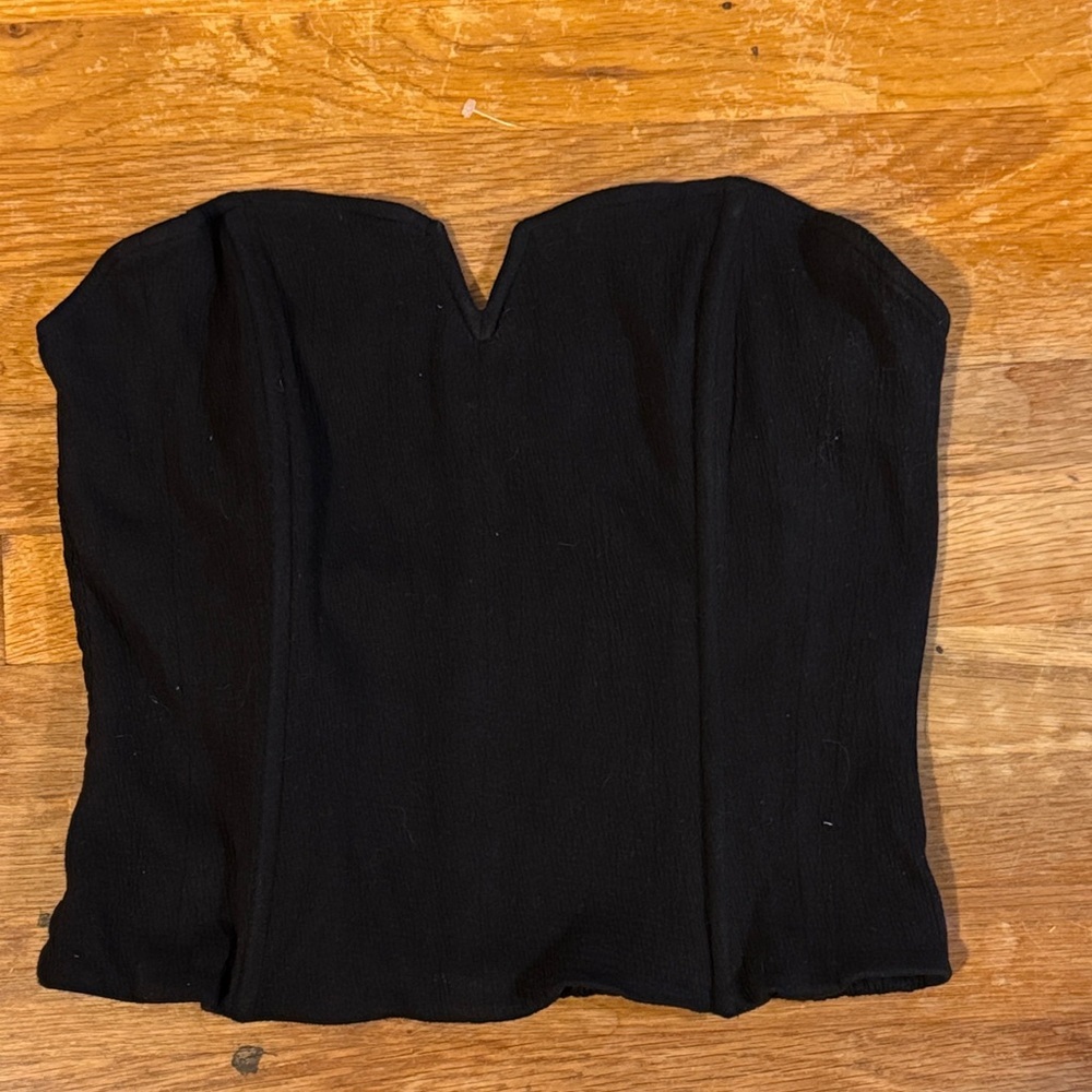 Porridge Black Corset Top